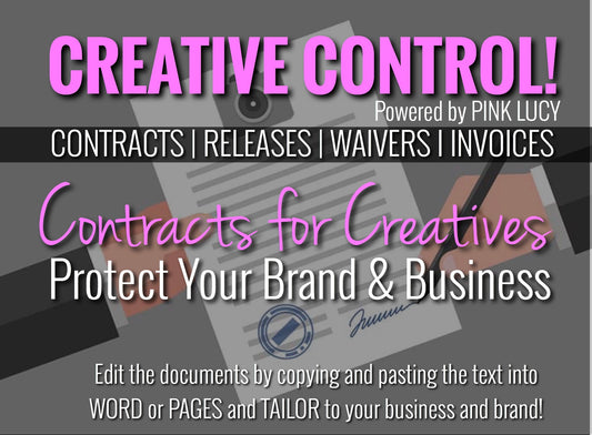 Creative Control- Contracts for Creatives